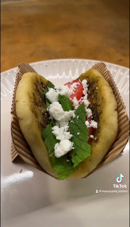 Man'oushe Taco Plate