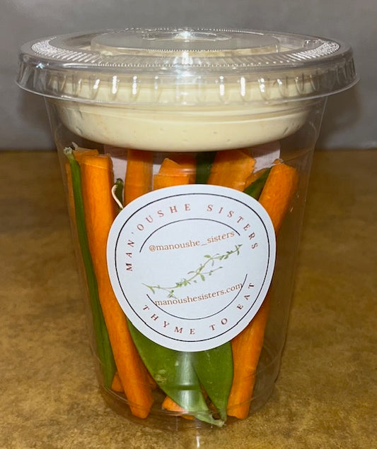 Hummus and Veggie Sticks