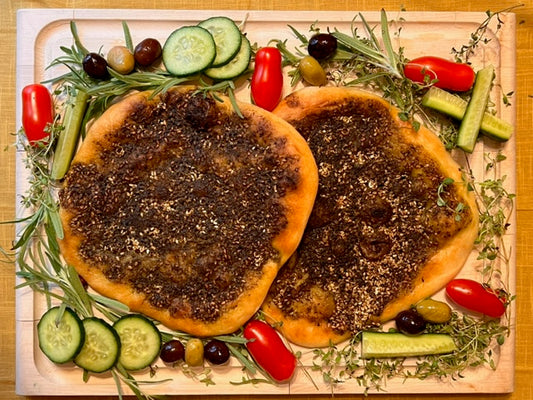 Za'atar Man'oushe (Thyme Flatbread)
